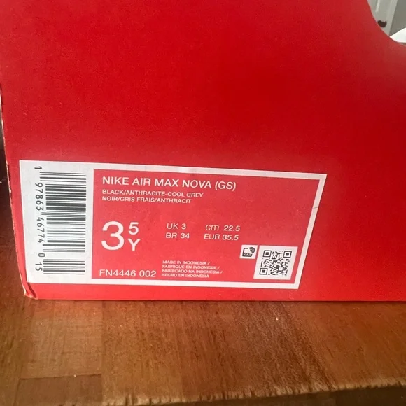 Nike Ait Max Nova 3.5y - Picture 2 of 4